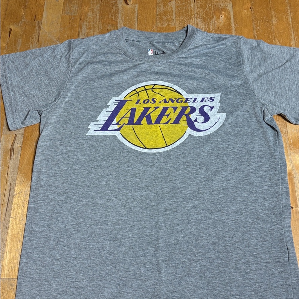 Boys Los Angeles Lakers Gray T-Shirt